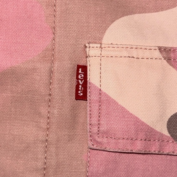 Levi's Camouflage Lightweight Utility Jacket Pink - Picture 8 of 13